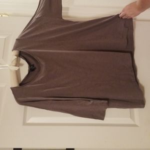 Cynthia Rowley woman taupe lightweight top